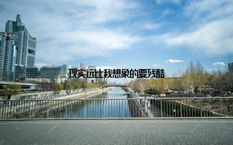 现实远比我想象的要残酷