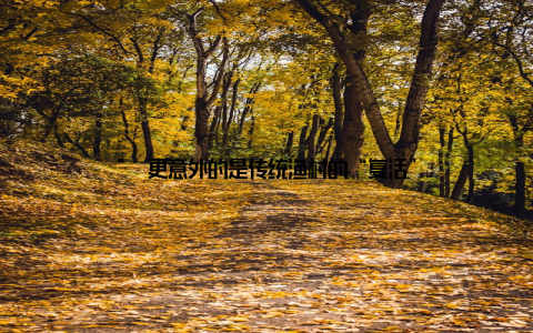 ” 更意外的是传统渔村的“复活”